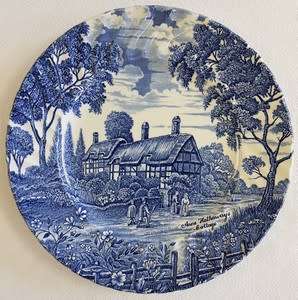 Royal Essex Anne Hathaway`s Cottage Shakespeare Country Dinner Plate Ironstone as per photo