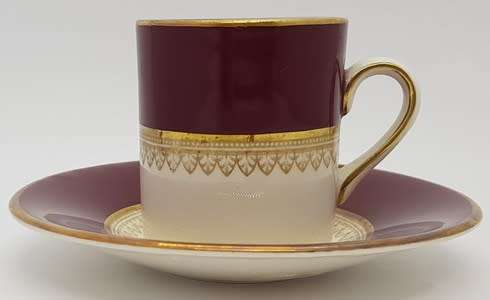 Simpsons Potters Ambassador Ware Dematisse tea cup and saucer made in England as per photo