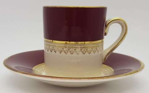 Simpsons Potters Ambassador Ware Dematisse tea cup and saucer made in England as per photo