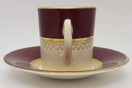 Simpsons Potters Ambassador Ware Dematisse tea cup and saucer made in England as per photo