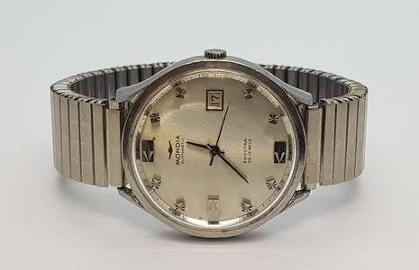 Mondia Automatic Skystar 30 Jewels men`s watch, stainless steel working as per photo