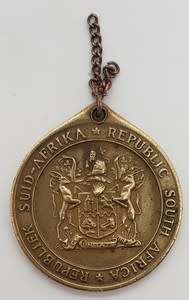 South African Bilingual Medal as per photo