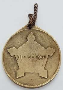 South African Bilingual Medal as per photo
