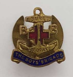 The Boy`s Brigade Bottonhole Badge as per photo
