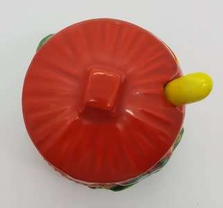 Hand painted mustard pot - as per photo