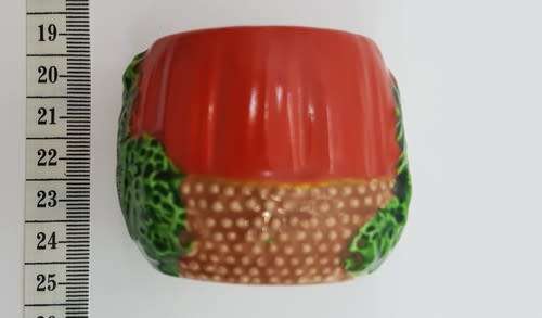 Hand painted mustard pot - as per photo