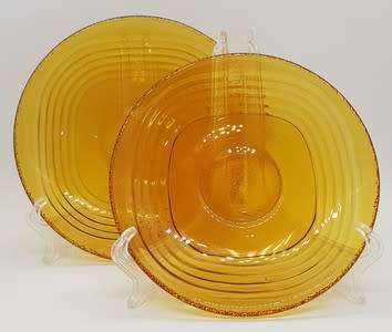 21 piece Duralex tea cups, espresso cups and dessert bowls made in France as per photo