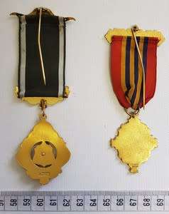 RAOB Apron, neck piece 2 jewels dating from 1960`s as per photo