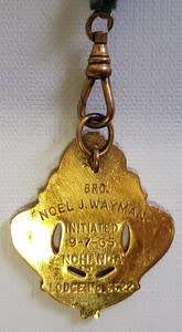 RAOB Apron, neck piece 2 jewels dating from 1960`s as per photo