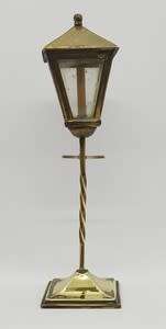 Brass lamp post height 20cm as per photo