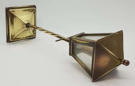 Brass lamp post height 20cm as per photo