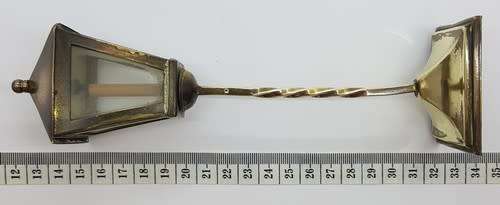 Brass lamp post height 20cm as per photo