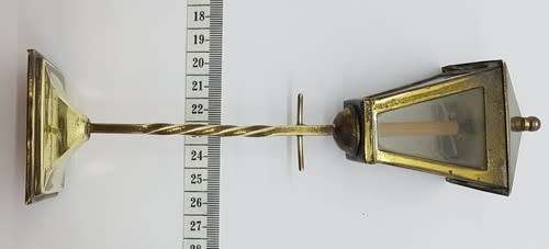 Brass lamp post height 20cm as per photo