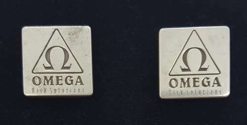 Pair of Omega 925 Sterling Silver Cufflinks, weight 21g as per photo