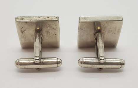 Pair of Omega 925 Sterling Silver Cufflinks, weight 21g as per photo