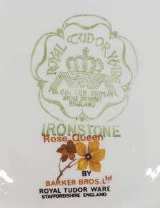 Royal Tudor Ware Ironstone pudding bowl set incl 1 large bowl and 6 dessert bowls as per photo