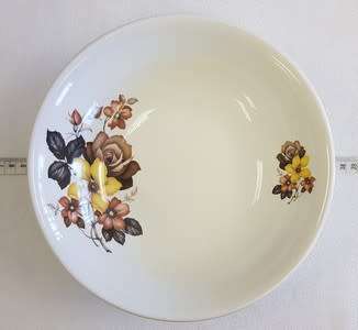 Royal Tudor Ware Ironstone pudding bowl set incl 1 large bowl and 6 dessert bowls as per photo