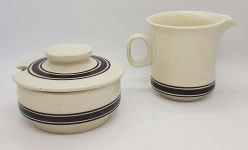 Libby Stoneware 17 piece coffee set made in RSA exclusively for Place Setters as per photo