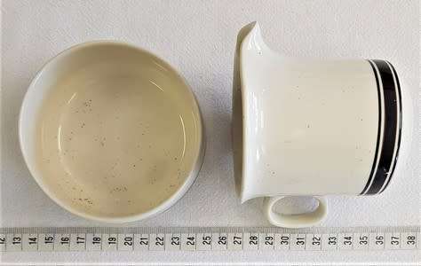 Libby Stoneware 17 piece coffee set made in RSA exclusively for Place Setters as per photo