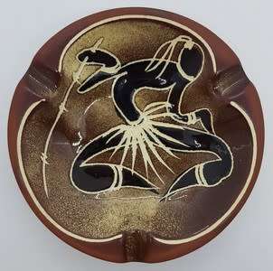 Hand Painted ashtray - as per photo