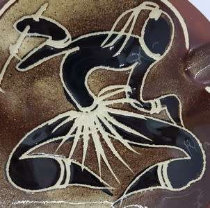 Hand Painted ashtray - as per photo