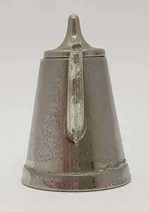 Silver plated miniature teapot made in England height 5.5cm as per photo