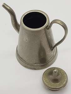 Silver plated miniature teapot made in England height 5.5cm as per photo