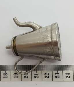 Silver plated miniature teapot made in England height 5.5cm as per photo
