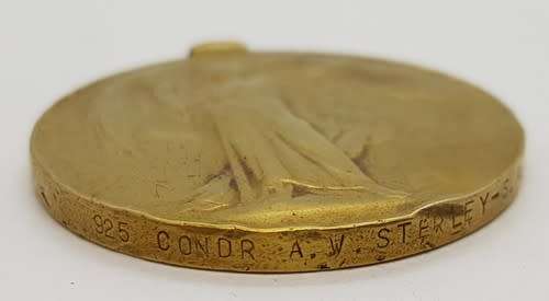 WWI Victory medal issued to 925 Condr. AW Sterley - S. A. S. C. as per photo