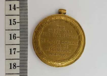 WWI Victory medal issued to 925 Condr. AW Sterley - S. A. S. C. as per photo