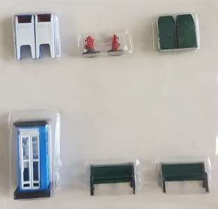 Bachmann Railroad Accessories park assortment HO Scale sealed packaging as per photo