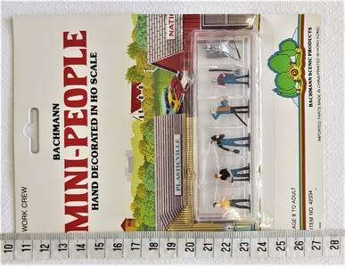 Bachmann mini people hand decorated in HO Scale in packaging as per photo