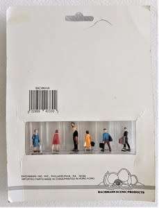 Bachmann mini people hand decorated in HO Scale in packaging as per photo