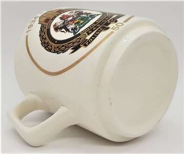 1984 SA Railway Police 50 year commemerative beer mug - as per photo