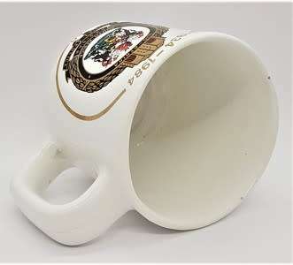 1984 SA Railway Police 50 year commemerative beer mug - as per photo