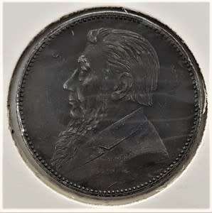 1897 ZAR Kruger 1 Shilling almost unc  as per scan