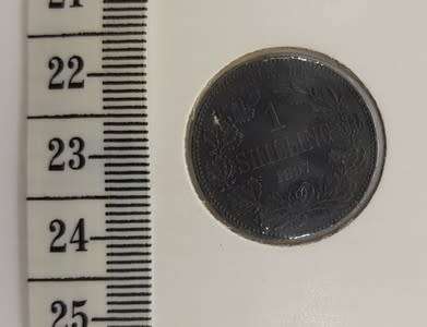 1897 ZAR Kruger 1 Shilling almost unc  as per scan