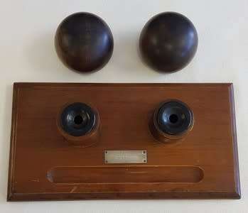 Vintage Wood Inkwell 32x17cm as per photo