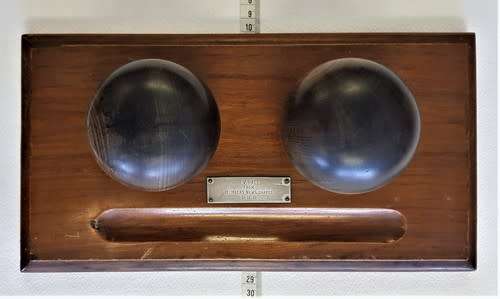 Vintage Wood Inkwell 32x17cm as per photo