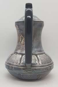 Pewter electro plated teapot, milkjug and sugar bowl made in Sheffield, England - as per photo