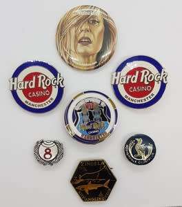 Lot of 7 assorted pin badges - as per photo