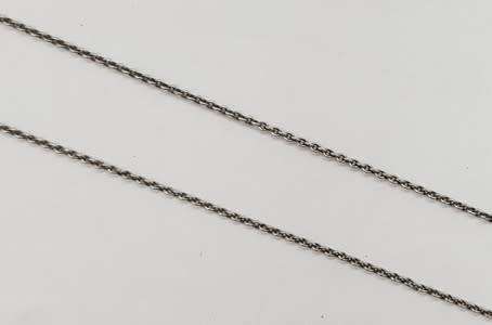 Cross pendant with sterling silver chain 3.7 g - 25.5 cm - as per photo
