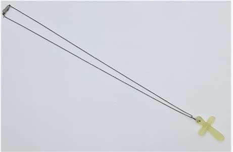 Cross pendant with sterling silver chain 3.7 g - 25.5 cm - as per photo