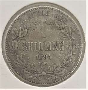 1894 ZAR Kruger Shilling as per scan