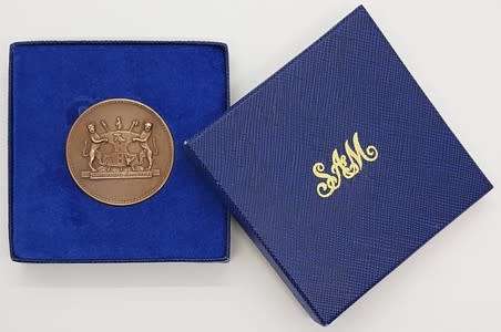 1977 Republic of Bophuthatswana medallion - as per photo