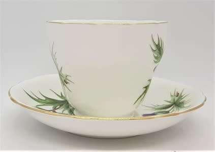 Adderley `Thistle` cup and saucer duo - as per photo