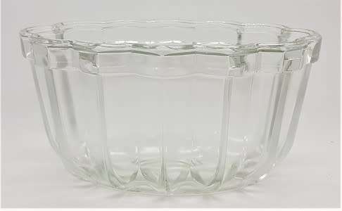 Pair of Vintage glass jelly moulds - as per photo