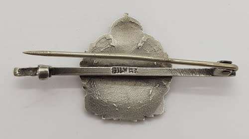 Royal Engineers Sweetheart Silver Brooch - as per photo