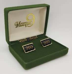 Vintage Pair of Cufflinks in box - as per photo