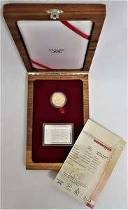 SARB 90th Anniversary Sterling Silver Set with Mr Nelson Mandela - as per photo